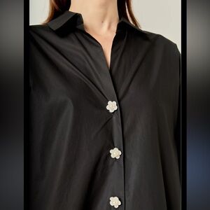 English Factory OVERSIZED COLLARED SHIRT, XS, Excellent preowned condition